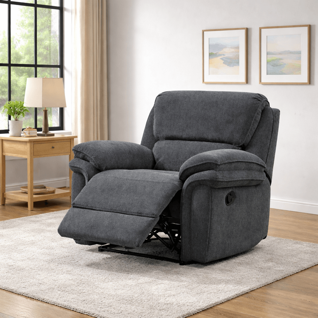 "Dougie" Fabric Reclining Armchair