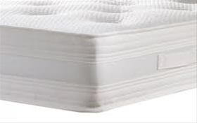Alt Tag: Lullaby Pocket Mattress with 1000 pocket spring unit and white fibre filling, plush quilted cover for comfort and support